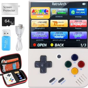 Miyoo Mini Plus, consola de juegos retro de mano con tarjeta TF de 64 G, compatible con más de 10000 juegos, emulador de consola de juegos portátil Miyoo Mini Plus, consola de juegos retro de mano con tarjeta TF de 64 G, compatible con más de 10000 juegos, emulador de consola de juegos portátil