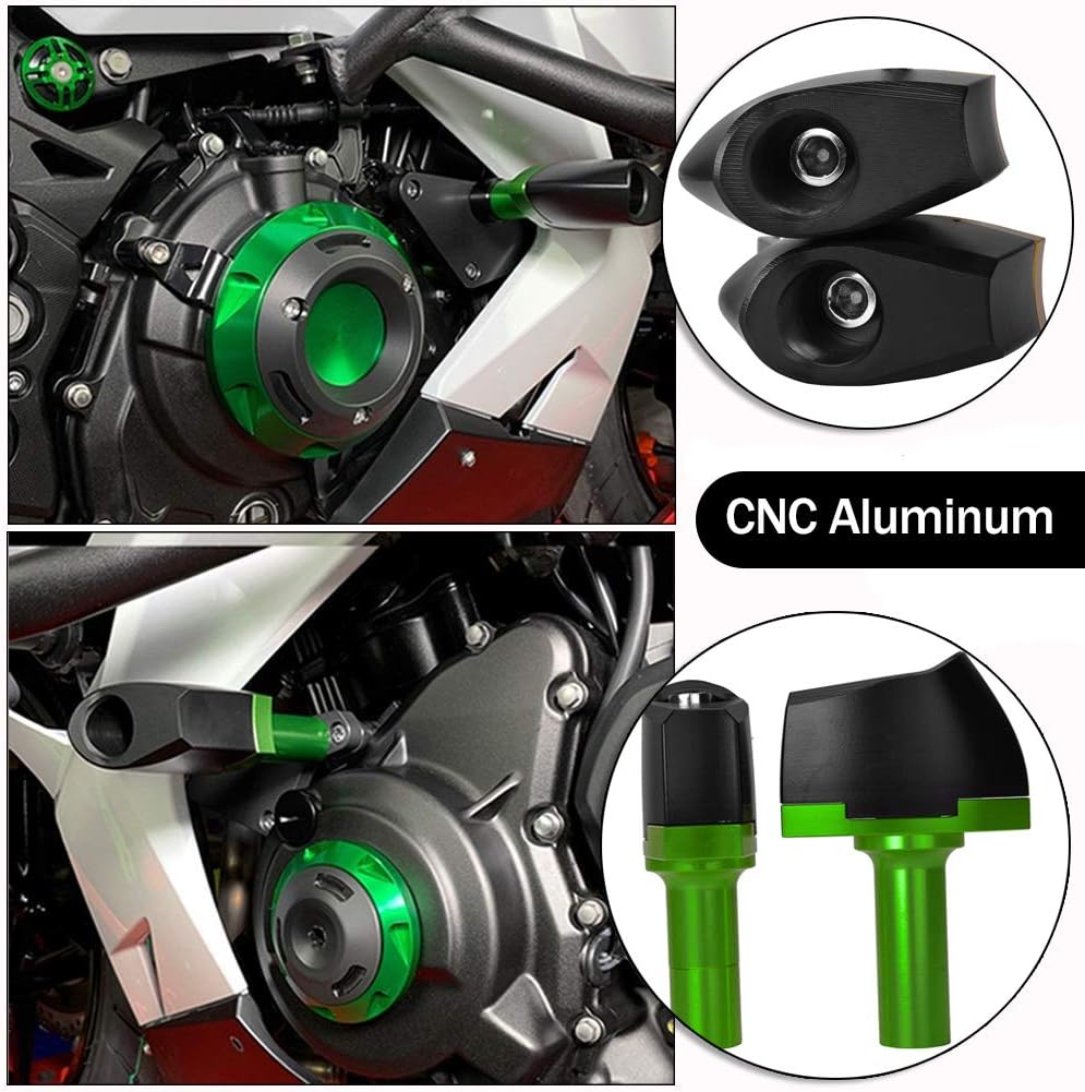 Protector deslizante para marco de motocicleta, protección contra caídas de golpes, protección del motor para Ka.wasaki Ninja 400 Ninja 250 Ninja400