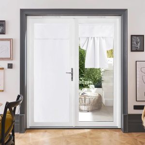 RYB HOME Tricia – Cortinas opacas para puerta, autoadhesivas, longitud ajustable, cortinas de puerta francesa, aislamiento de privacidad, persianas RYB HOME Tricia – Cortinas opacas para puerta, autoadhesivas, longitud ajustable, cortinas de puerta francesa, aislamiento de privacidad, persianas