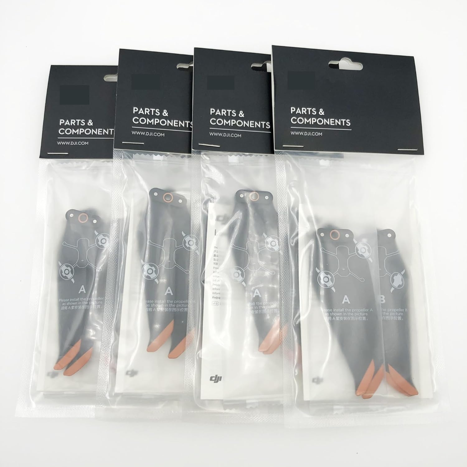 YAGUMO Piezas de dron 24 pares para DJI Air 2S 7238 hélice de bajo ruido para DJI Mavic Air 22S Ower Power Consumpti Blade Prop fácil instalación