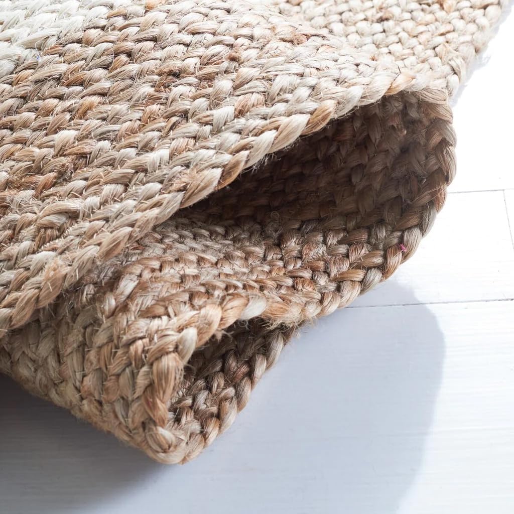 Alfombra redonda de yute natural de 1 x 1 pies, 3 x 3 pies, 6 x 6 pies, 10 x 10 pies para tu sala de estar, alfombra redonda tejida a mano para tu