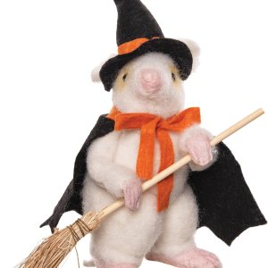 Gallerie II Figura de ratón de mago, color blanco Gallerie II Figura de ratón de mago, color blanco