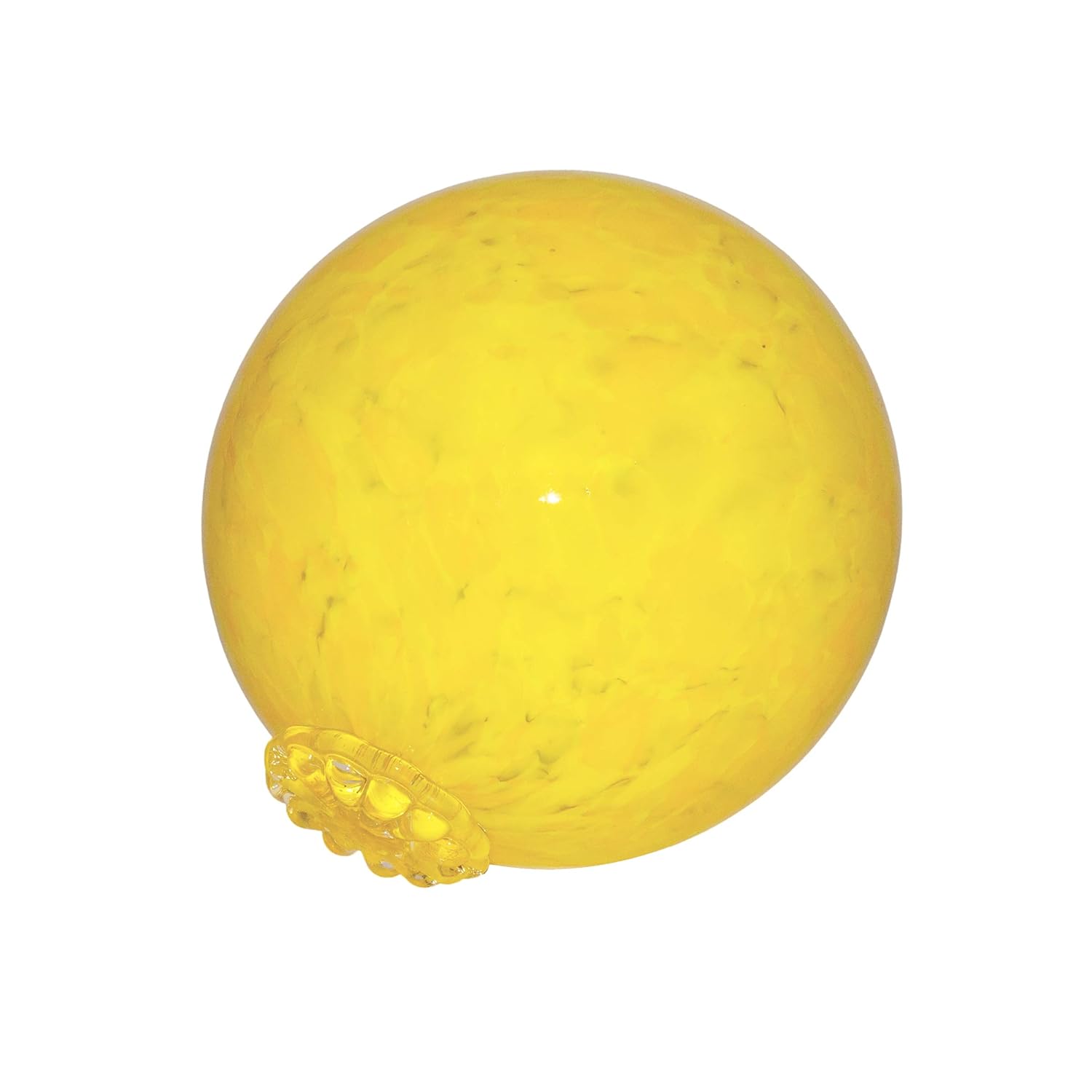 Yellow Pond Floats Balls – Available in 3 inches, 4 inches, 5 inches & 6 inches – Blown Glass – Made in Seattle – Dehanna Jones