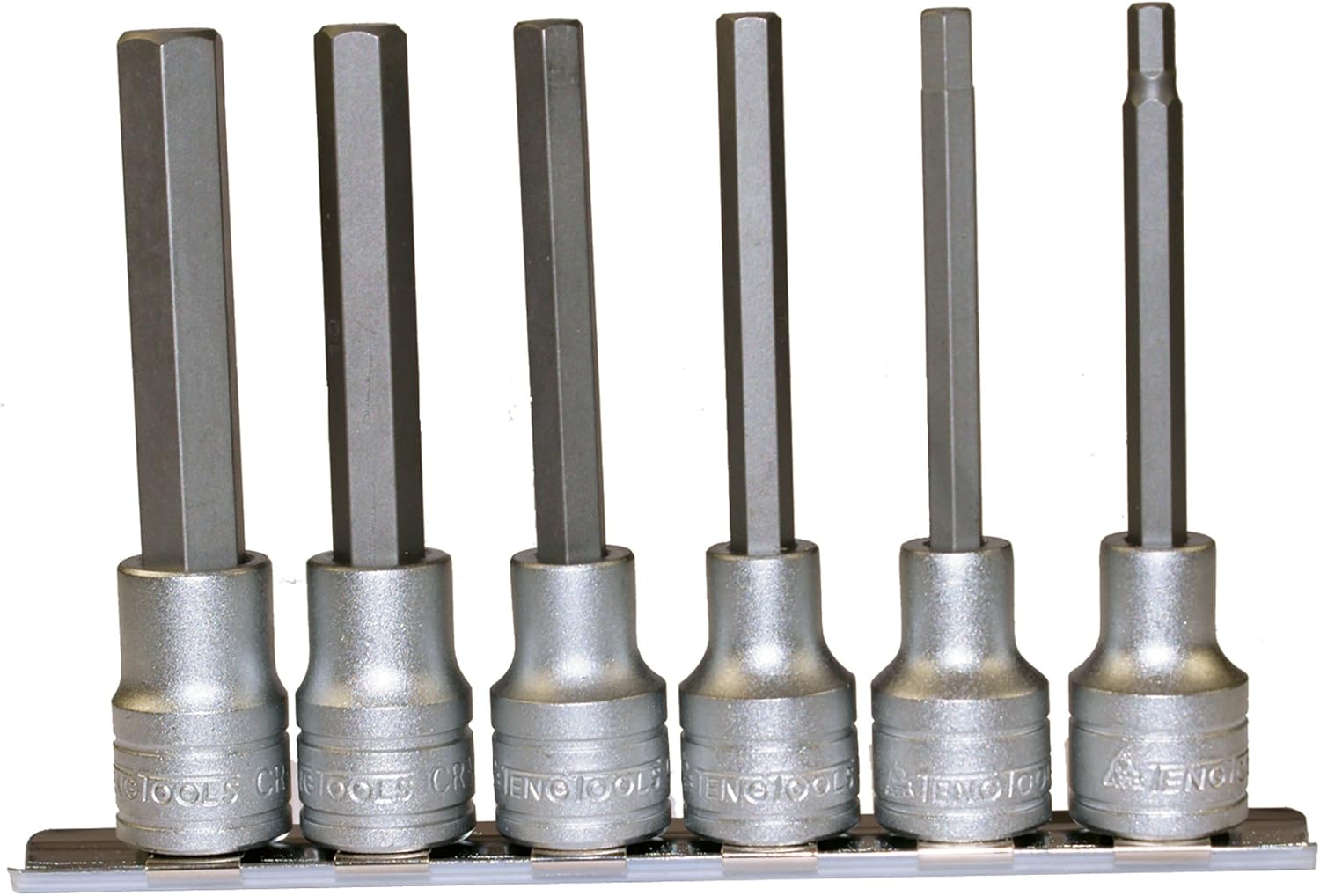 Teng Tools M1211 – Juego de llaves hexagonales métricas de 6 piezas de 12 pulgada de largo (0.197 in – 0.472 in)