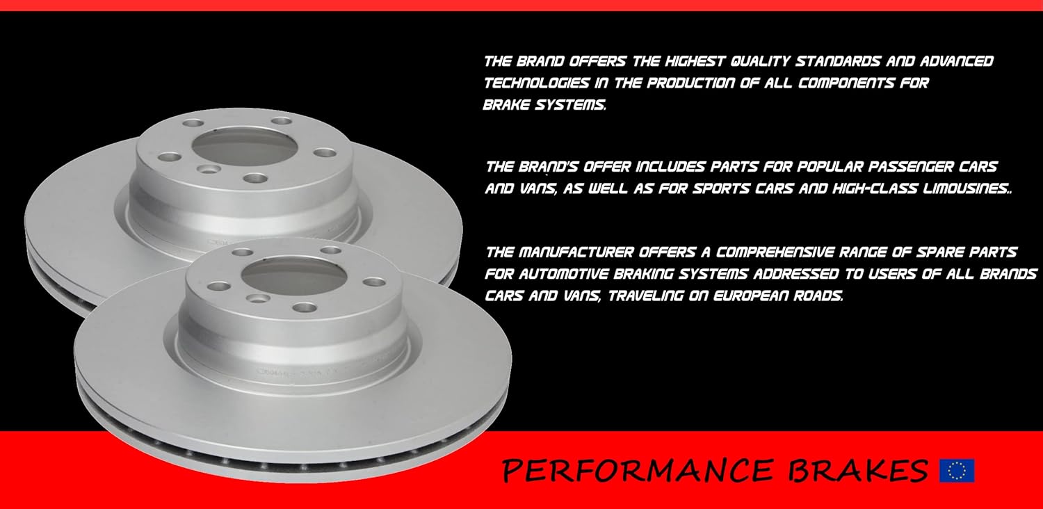New Set Brakes VIC-574 Full Brake discs 2 pcs rear left  right compatible with DAEWOO LEGANZA 2.0  2.2 06.1997-04.2004 Diameter 258mm