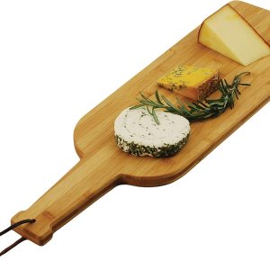 True Tabla de queso de cosecha tardía, madera de bambú, 22 x 7 pulgadas, servicio de queso, juego de regalo entretenido True Tabla de queso de cosecha tardía, madera de bambú, 22 x 7 pulgadas, servicio de queso, juego de regalo entretenido