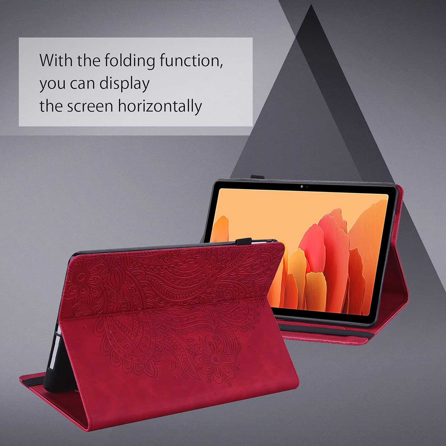 ALILANG Funda para Samsung Galaxy Tab S6 Lite de 10,4 pulgadas 20202022 (SM-P610P619P613P615) con lápiz capacitivo, función de activaciónreposo,