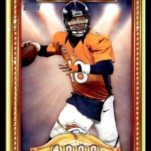 2013 Topps 4000 Yard Club #6 Peyton Manning NM-MT Denver Broncos Football Trading Card 2013 Topps 4000 Yard Club #6 Peyton Manning NM-MT Denver Broncos Football Trading Card