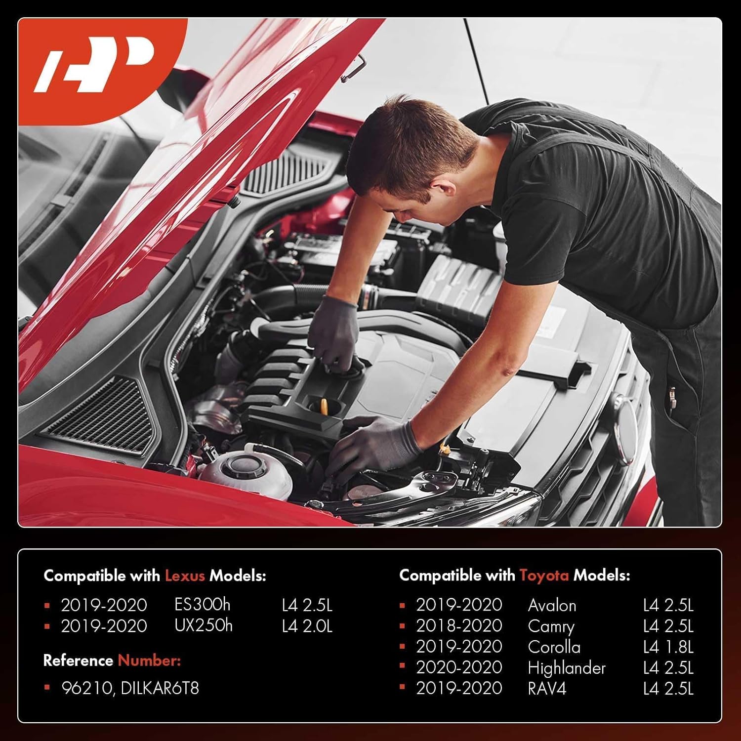 A-Premium Bujías de iridio dobles compatibles con Toyota Camry 2018-2020, RAV4 2019-2020, Corolla 2019-2020, Highlander 2020, Avalon 2019-2020 y