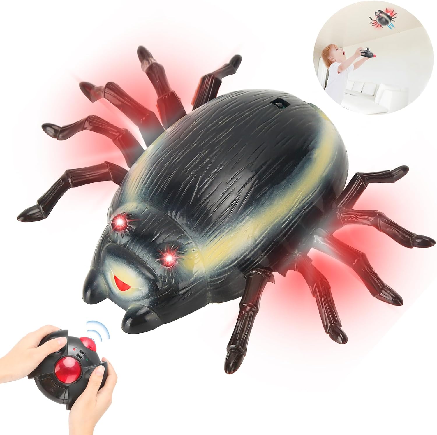 Juguetes de araña de escalada de pared con control remoto, juguetes multifuncionales para niños, juguetes para niños de 3, 4, 5, 6, 7, 8, 9, 10, 11,