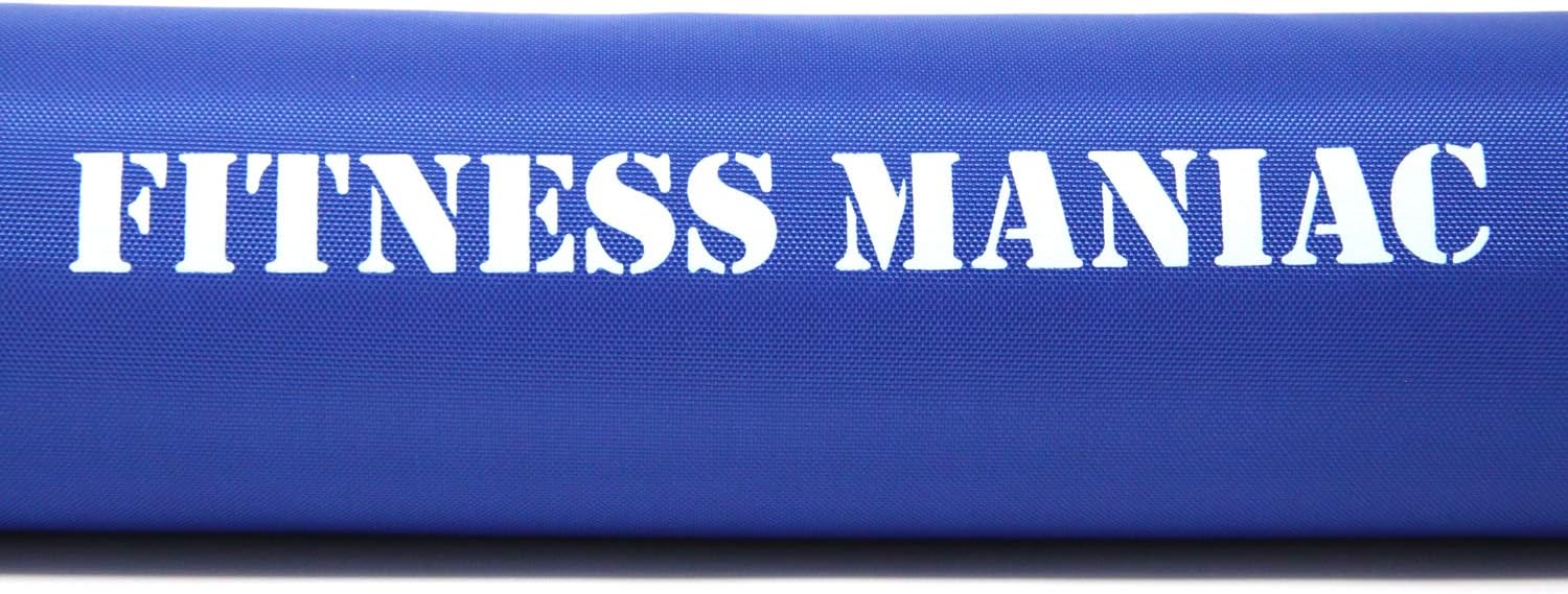 Fitness Maniac levantamiento de peso Barbell almohadillas para orejas cuclillas Bar Cubierta de espuma estándar y olímpicas Velcro correas de