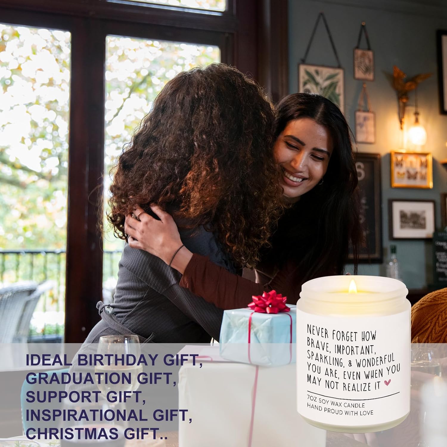 Velas perfumadas  Regalos inspiradores para mujeres, regalos de cumpleaños para ella, alientoanimaciónregalos motivacionalespositivos para amigos,
