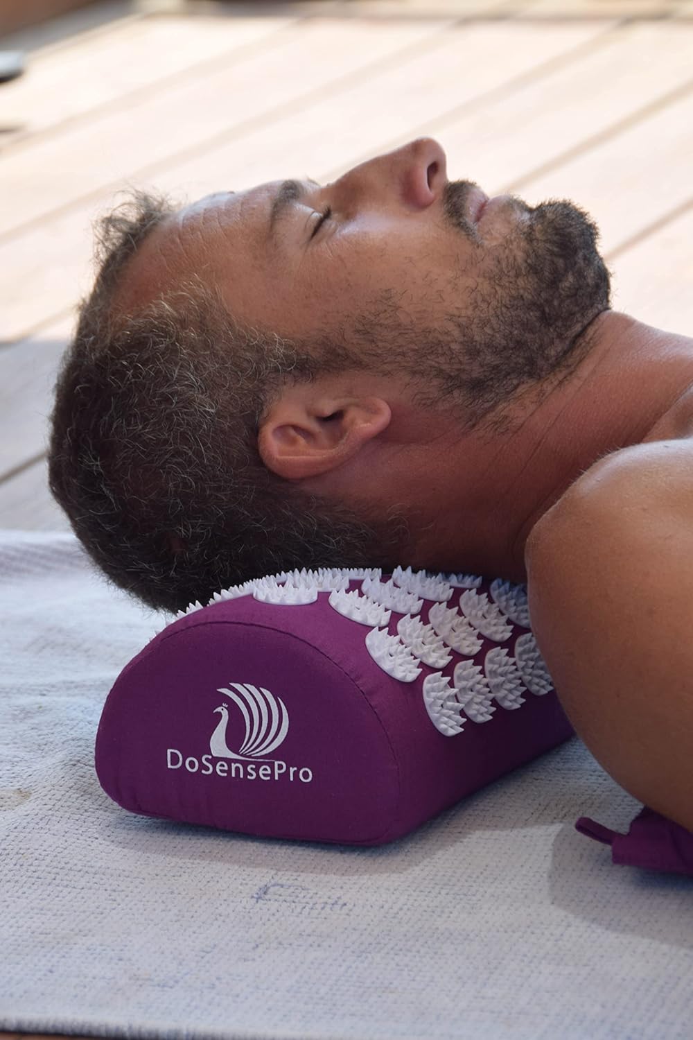 Almohada de acupresión de DoSensePro. Almohada de masaje de acupuntura para espalda, cuello, alivio del dolor y relajación. Dolores de cabeza y