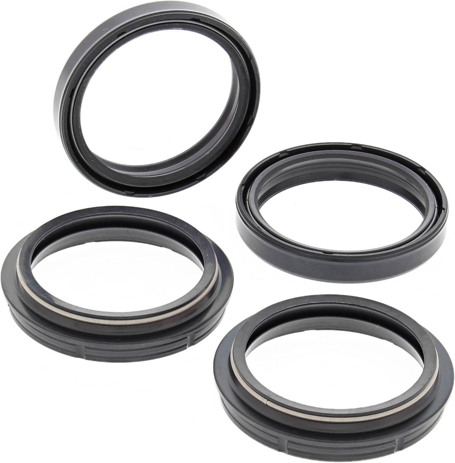 All Balls Racing Kit de retenes de horquilla y polvo compatible conrepuesto para Honda Crf450R 13-16, Kawasaki Kx450F 56-167