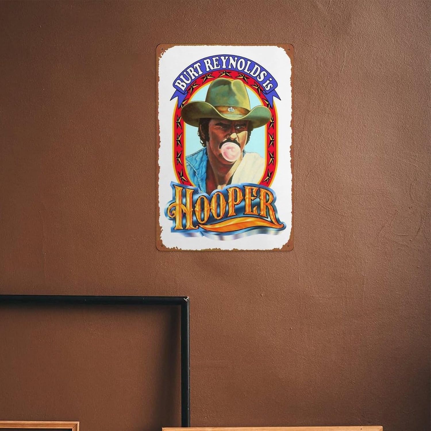 Hooper – Póster de película de metal retro, letrero de lata de Halloween, cueva, bar, club, arte de pared para el hogar, 8 x 12 pulgadas