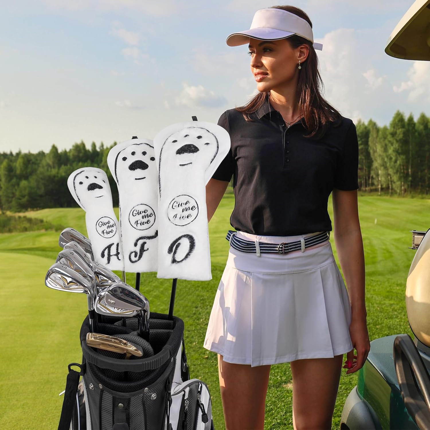 Funda divertida para cabeza de golf para mujer, Give Me Five, 460 CC