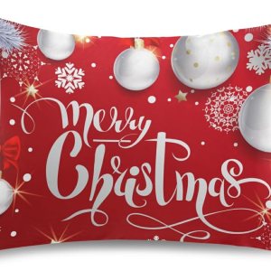 xigua Funda de almohada de satén con diseño de copos de nieve y árbol de Navidad, para el cabello y la piel, con cierre de sobre, funda de almohada xigua Funda de almohada de satén con diseño de copos de nieve y árbol de Navidad, para el cabello y la piel, con cierre de sobre, funda de almohada