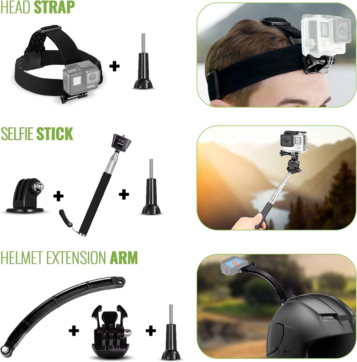 Go Pro HERO12 Black Creator Edition – Incluye Volta (agarre de batería, trípode, control remoto), Media Mod, Light Mod, cámara de acción impermeable