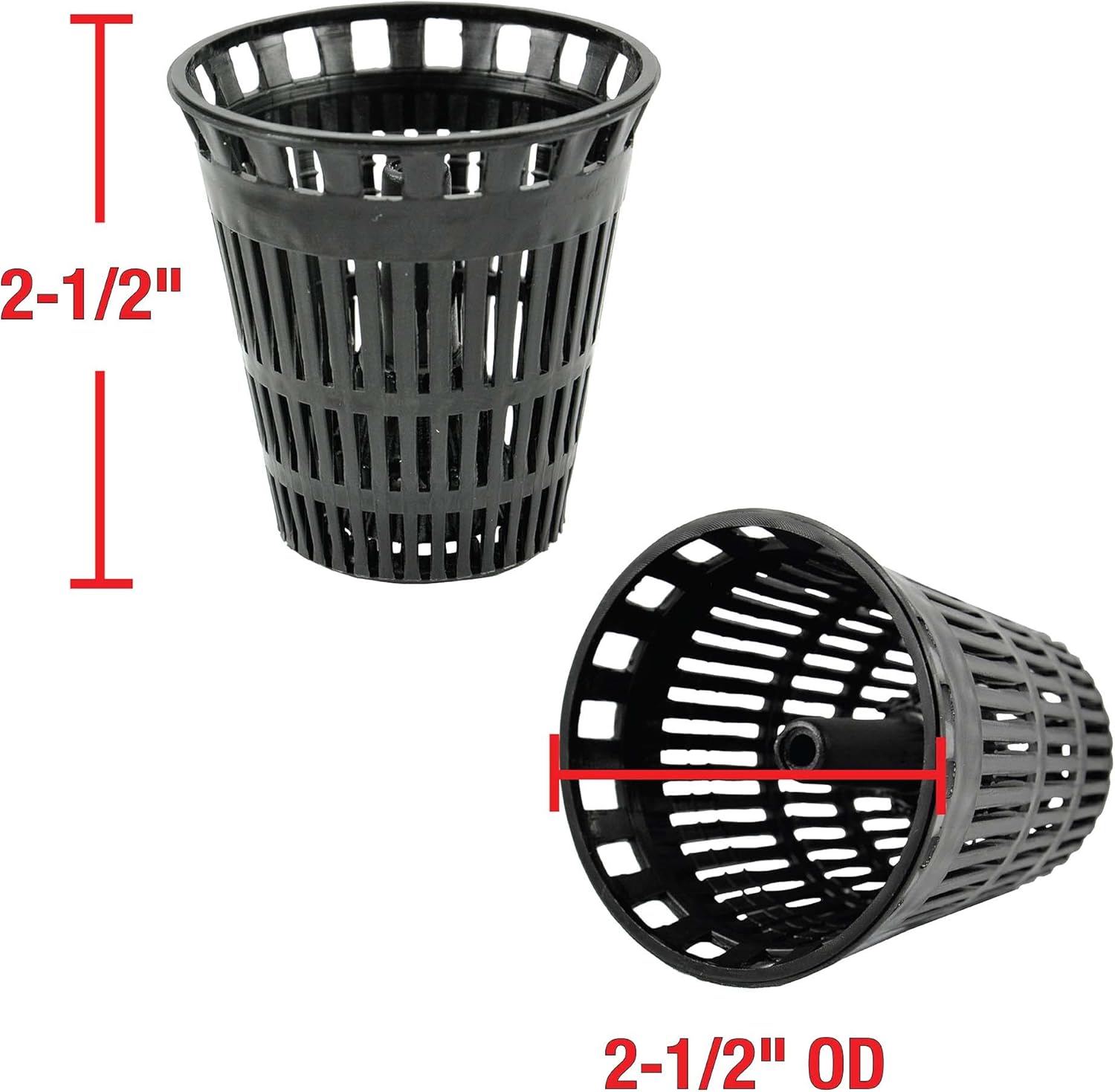 Danco 10739P Cestas de repuesto para trampa de ducha independiente  Prevención de obstrucciones de drenaje de cabello, paquete de 6, negro, 6
