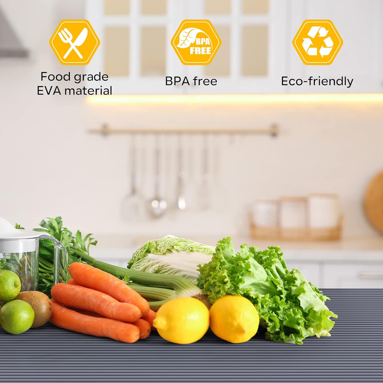 Revestimientos transparentes para armarios de cocina, revestimientos impermeables para cajones, revestimiento de estantes de cocina, revestimiento