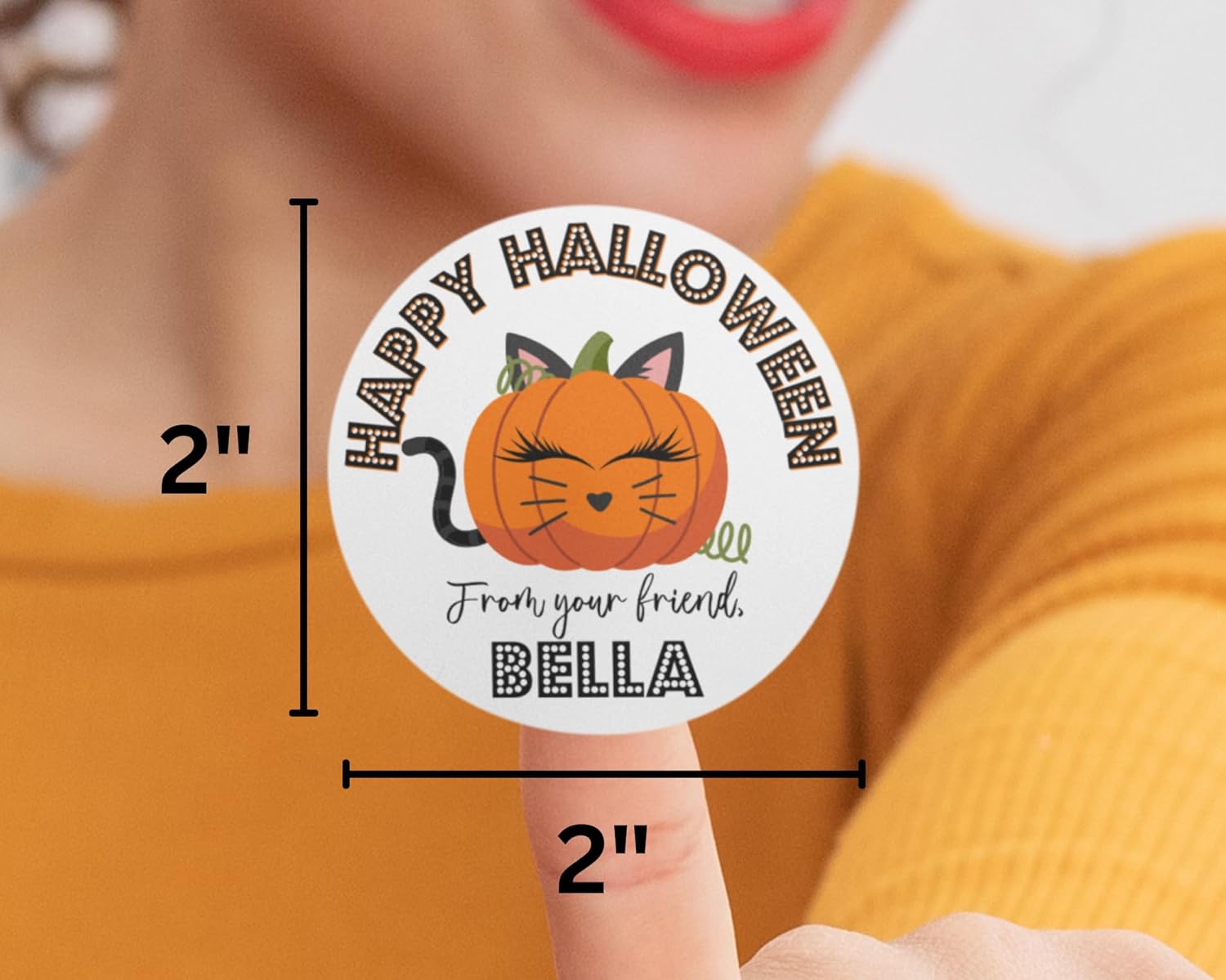 40 calcomanías personalizadas de Halloween para niños, etiquetas personalizadas para niñas, escuela, fiesta, fiesta, hojas de etiquetas de regalo