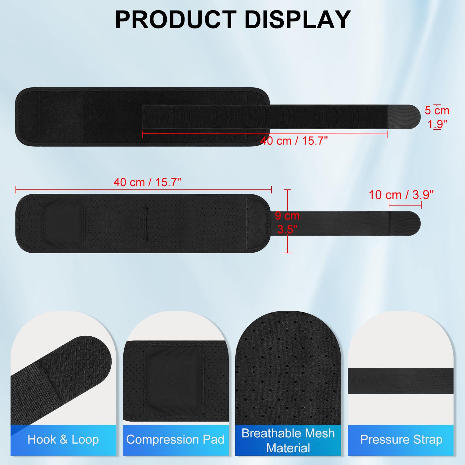 supregear Soporte de compresión para tendinitis y tríceps, manga de compresión para tríceps para aliviar el dolor y tensiones musculares, soporte de