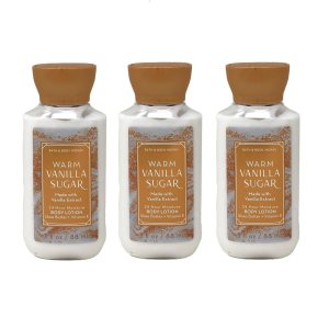 Bath & Body Works Loción corporal de azúcar de vainilla cálida de 3 piezas, tamaño de viaje. Bath & Body Works Loción corporal de azúcar de vainilla cálida de 3 piezas, tamaño de viaje.