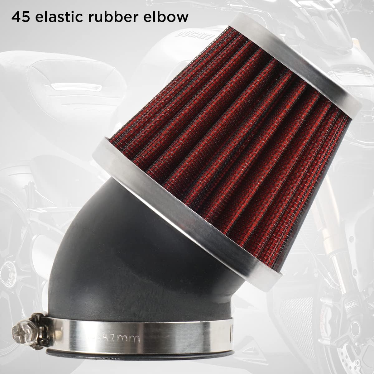 Evermotor Air Cleaner Carburetor Motorcycle Air Filter 37mm 38mm 39mm Perfect for 50cc 70cc 90cc 110cc 125cc 150cc Pit Bike,Moped,ATV,SSR,TTR