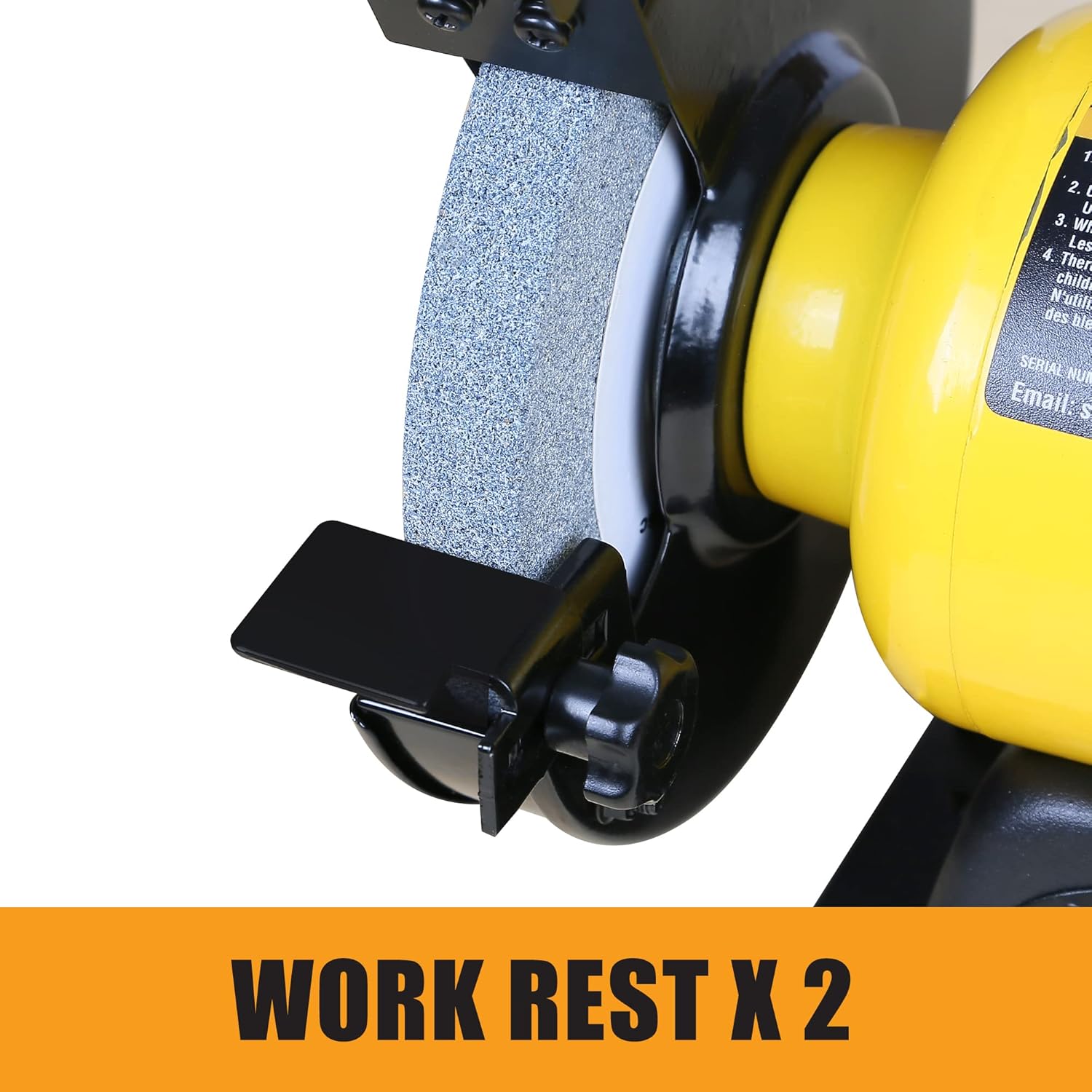 Woodskil 2.8Amp 12HP 6-Inch High-Speed Bench Grinder, CSA Listed, Table Grinder for sharpening
