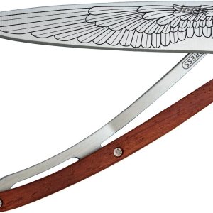 Deejo – Cuchillo de bolsillo plegable ultraligero con clip para cinturón, versión de madera de coral, 1.3 onzas, hoja fina y afilada, patrón de Deejo – Cuchillo de bolsillo plegable ultraligero con clip para cinturón, versión de madera de coral, 1.3 onzas, hoja fina y afilada, patrón de