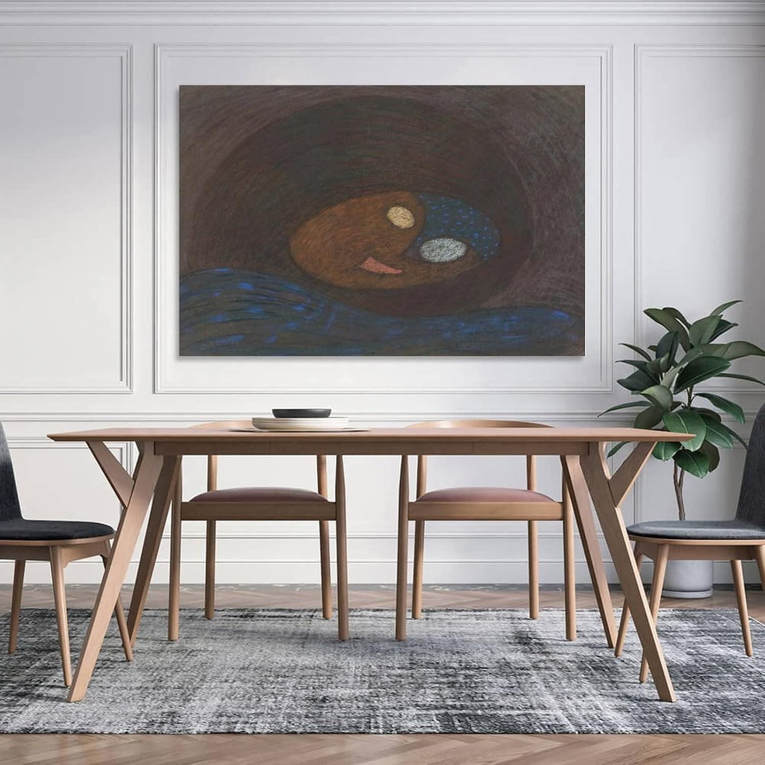 Max Ernst La Comète Affolée Art Painting Artworks Canvas Poster Room Aesthetic Wall Art Prints Home Modern Decor Gifts Framed-unframed