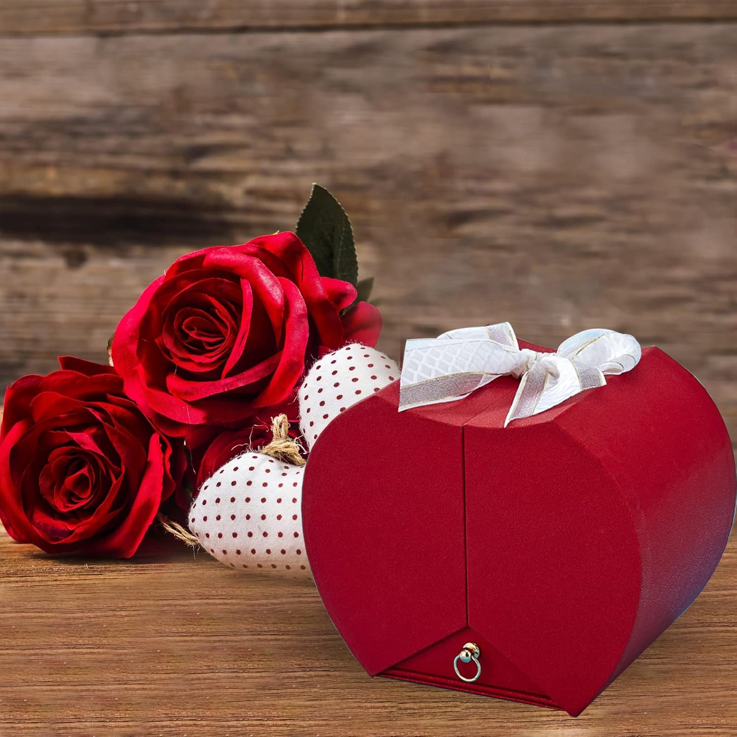 Longhzuo – Rosa eterna con cajón, ideal para regalar a su madre, mujer, novia o esposa en el día de San Valentín, día de la madre, cumpleaños,