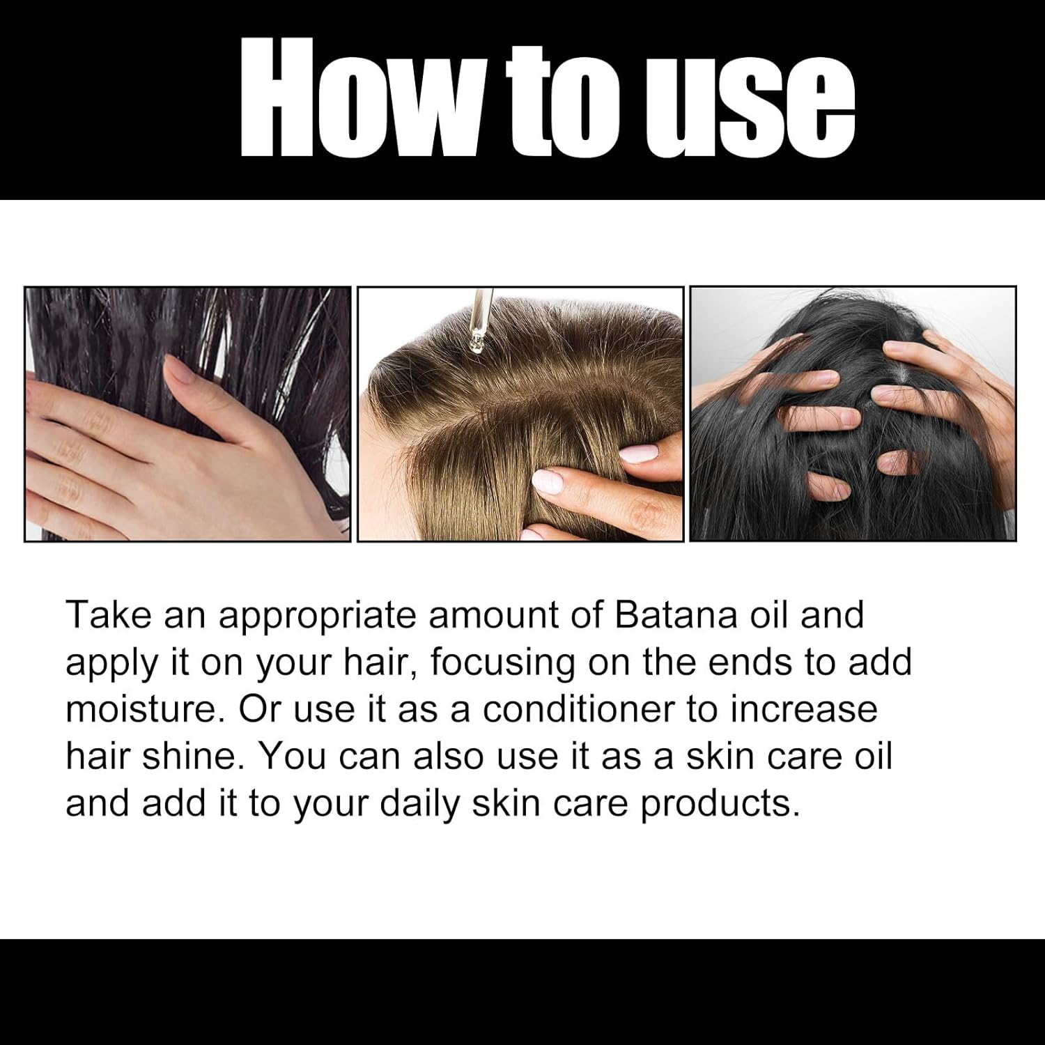 Aceite de batana, aceite de batana para el crecimiento del cabello, para el cabello, para promover la salud del cabello y mejorar el brillo del