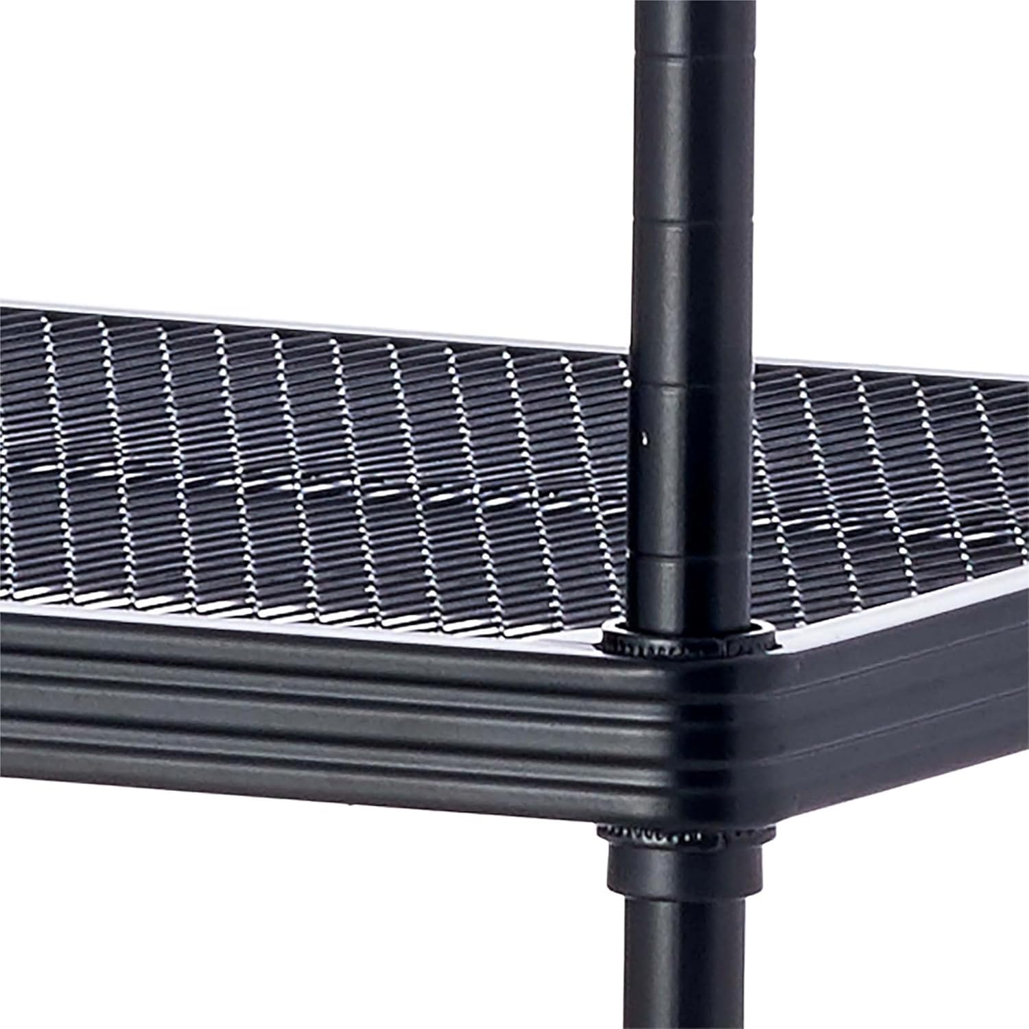Design Ideas MeshWorks – Estantería de almacenamiento de metal de 5 niveles de tamaño completo para cocina, oficina u organización de garaje, 13.8 x