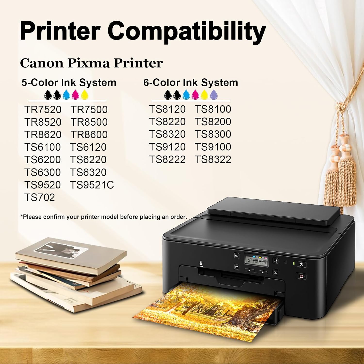 Miss Deer Cartuchos de tinta compatibles 281 negros de repuesto para Canon CLI-281XXL CLI281 XXL BK para impresora Pixma TR8520 TR8620 TS6120 TR7520