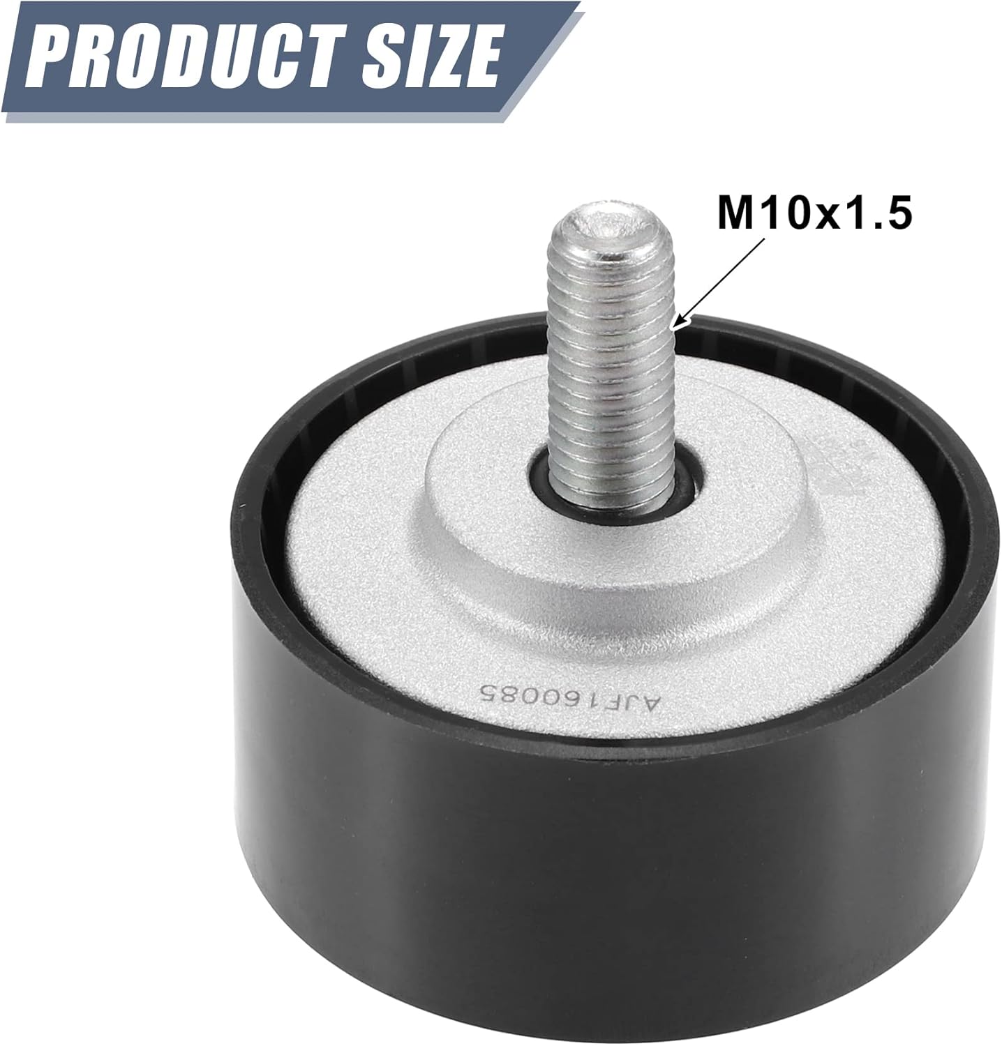 X AUTOHAUX 022145276 – Polea guía de desviación para correa de transmisión de accesorios para automóvil Volkswagen CC 2009-2016 para Volkswagen