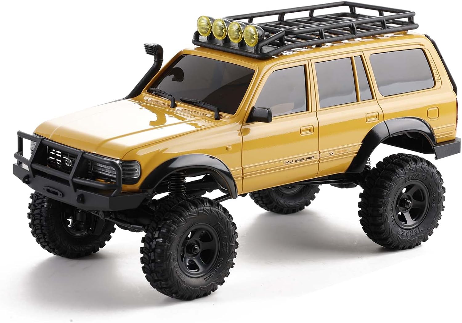 EAZYRC FMS Fcx18 118 Land Cruiser 80 Toyota RC Rock Crawler RTR 4×4 Off-Road Impermeable Hobby Grade RC Camiones todo terreno para adultos con radio