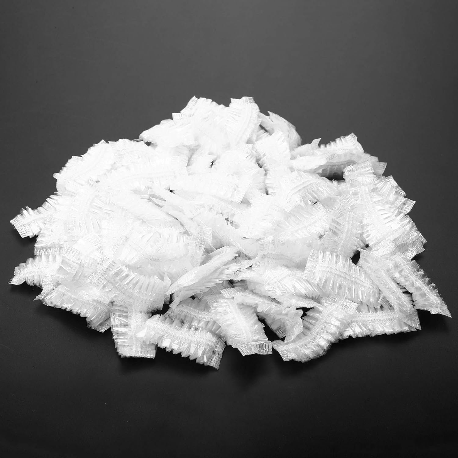 Srutueo 100 unidades desechables para ducha de bañoteñido de cabello, protectores de oído impermeables para salónuso doméstico