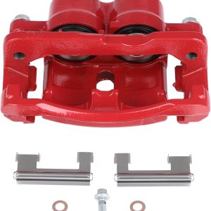 SCITOO Pinza de freno delantera derecha con soporte 18-B4728 rojo compatible para Cadillac 02-06 para Chevrolet 99-13 para GMC 99-13 para Hummer SCITOO Pinza de freno delantera derecha con soporte 18-B4728 rojo compatible para Cadillac 02-06 para Chevrolet 99-13 para GMC 99-13 para Hummer