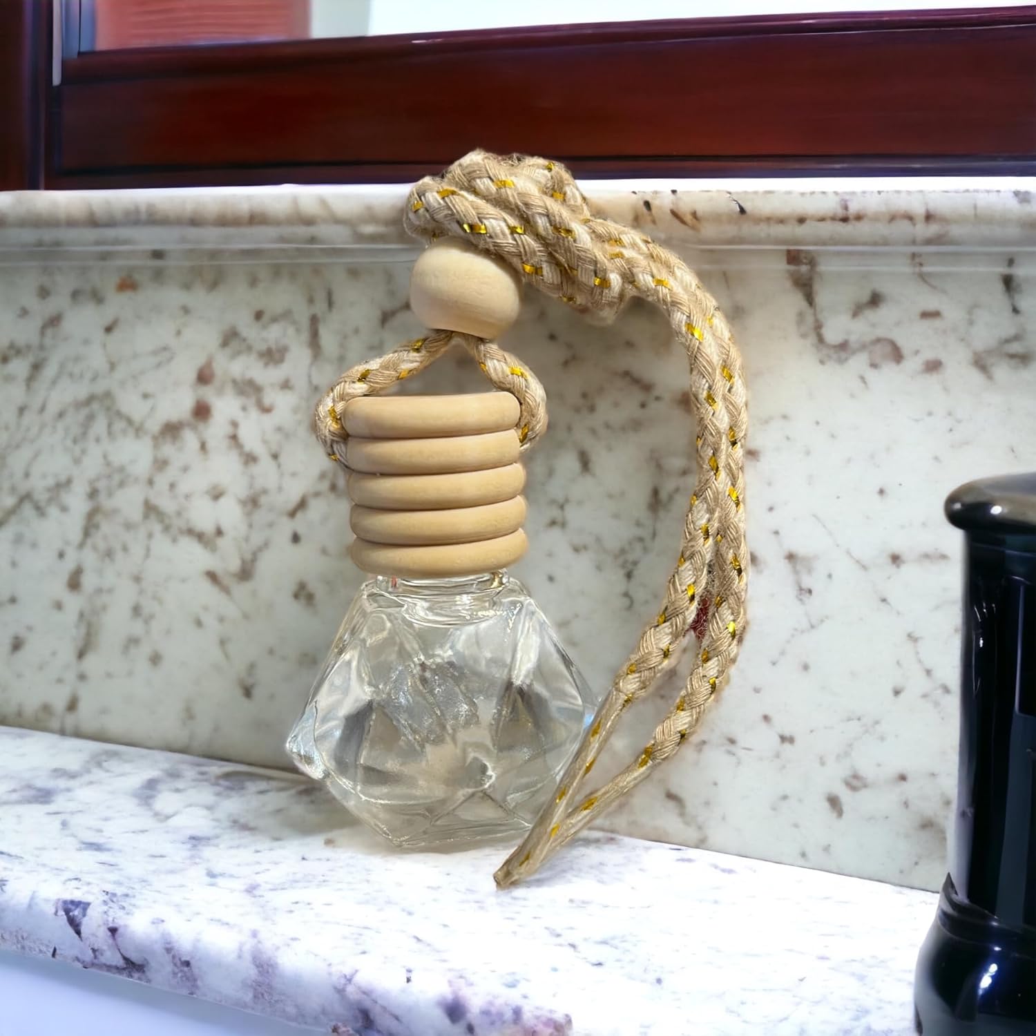 Hanging Fragrance Diffuser (Cotton Candy)  HANDMADE Cute Car Accessory  Long-Lasting Scent  Air Deodorizer, Freshener