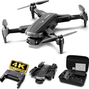 Drones con cámara para adultos 4K Juguetes regalos para niños, adultos, principiantes RC Quadcopter WiFi FPV Live Video, plegable, funda de Drones con cámara para adultos 4K Juguetes regalos para niños, adultos, principiantes RC Quadcopter WiFi FPV Live Video, plegable, funda de