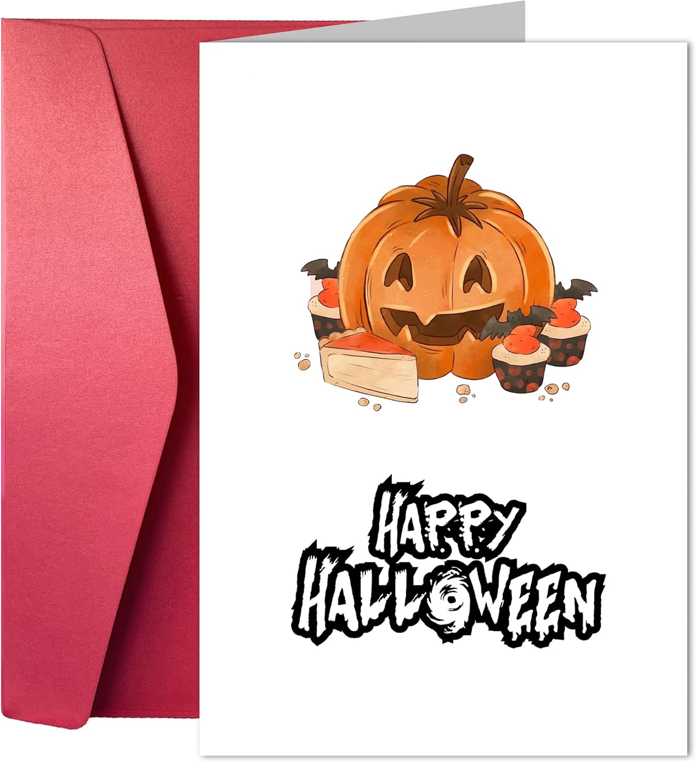 Tarjetas de felicitación divertidas, tarjetas de felicitación espeluznantes de gritos aterradores para hermanos, amigos, tarjetas de humor travieso