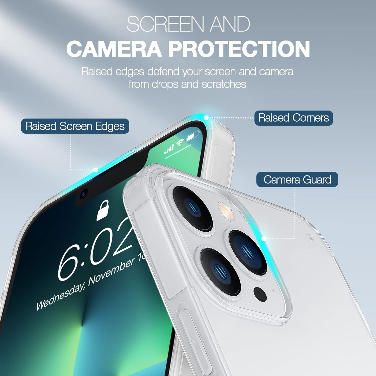 ORIbox – Funda compatible con el iPhone 12 Mini, translúcida, mate, inastillable, resistente a los arañazos