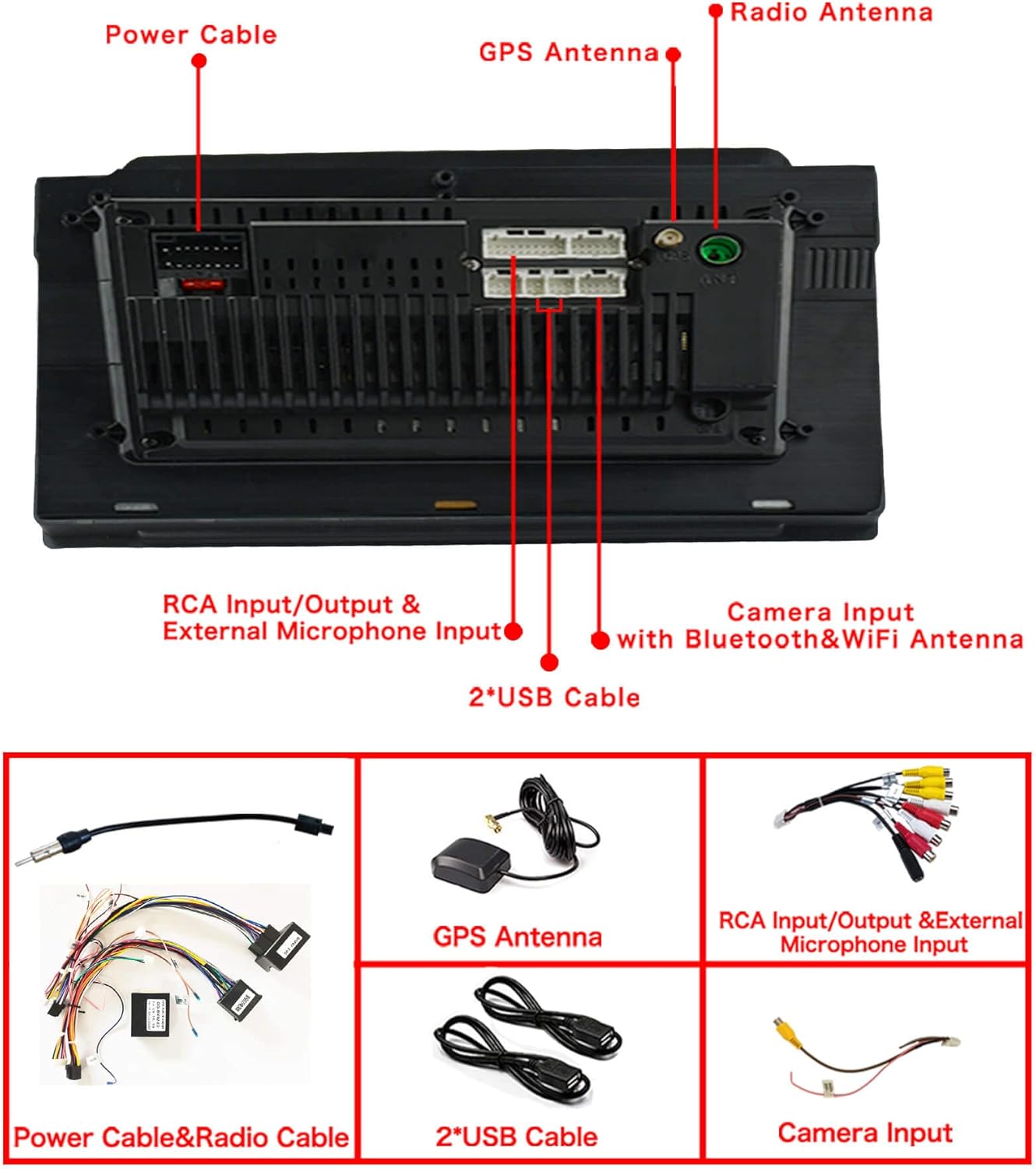 para BMW-E39-1996-2003-Radio, Ezonetronics -Carplay-Radio, con 1G RAM 32G ROM Bluetooth GPS Navegación Pantalla táctil EZoneTronics
