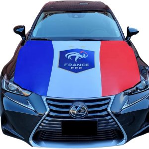 Bandera de la Copa Mundial de la FIFA de fútbol de Francia para el coche, tela elástica lavable y resistente a la intemperie, bandera no adhesiva de Bandera de la Copa Mundial de la FIFA de fútbol de Francia para el coche, tela elástica lavable y resistente a la intemperie, bandera no adhesiva de