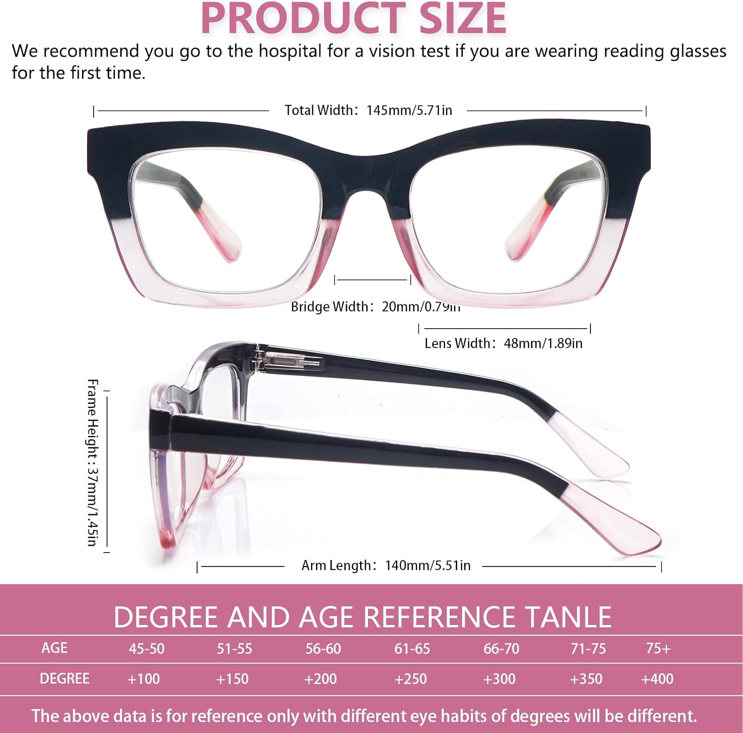 SIGVAN Paquete de 6 lentes de lectura estilo Oprah con bloqueo de luz azul, cuadrados, para computadora, bisagra de resorte para mujer