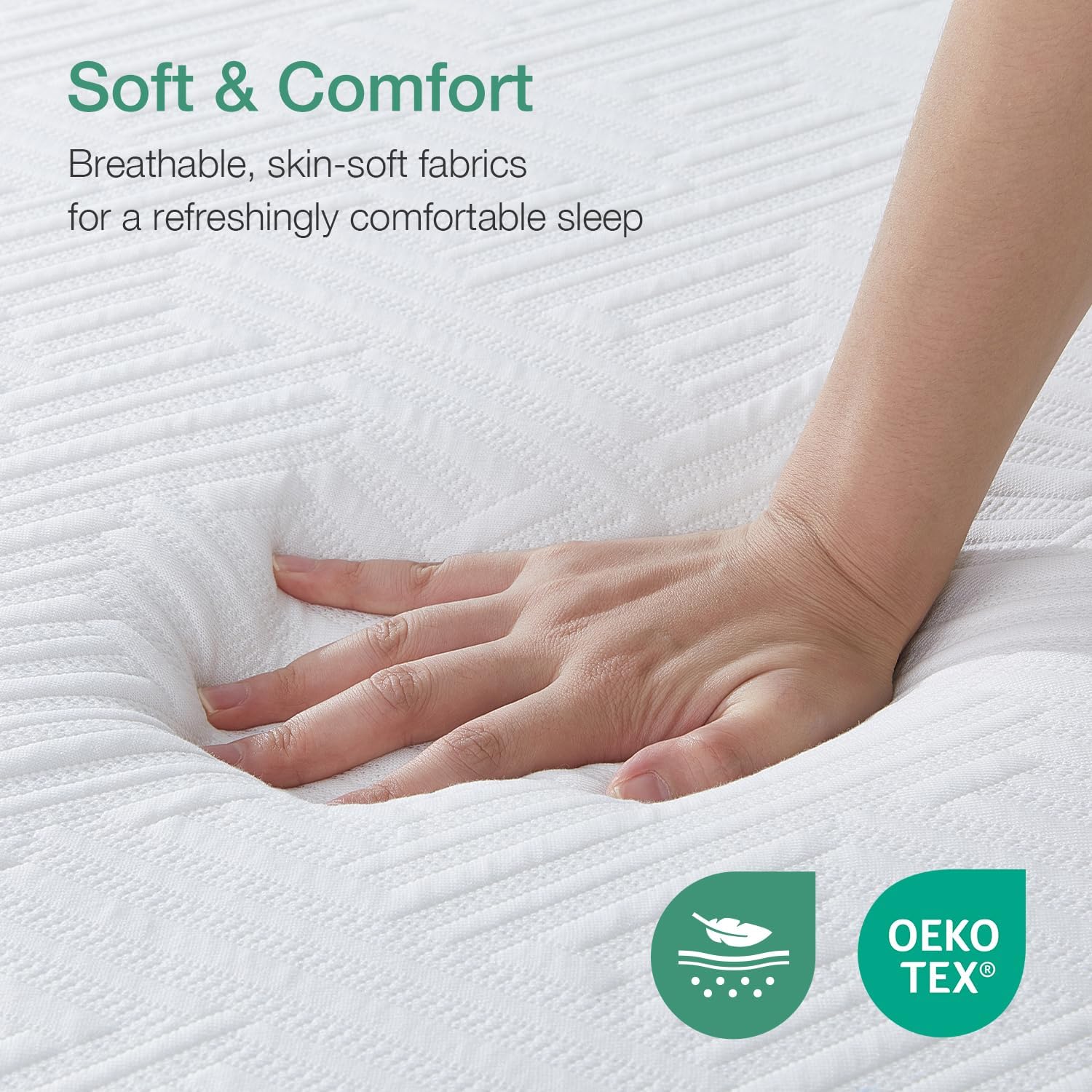 Novilla Colchón tamaño individual XL, colchón de espuma viscoelástica de gel de 12 pulgadas en una caja para noche fresca y aislamiento de