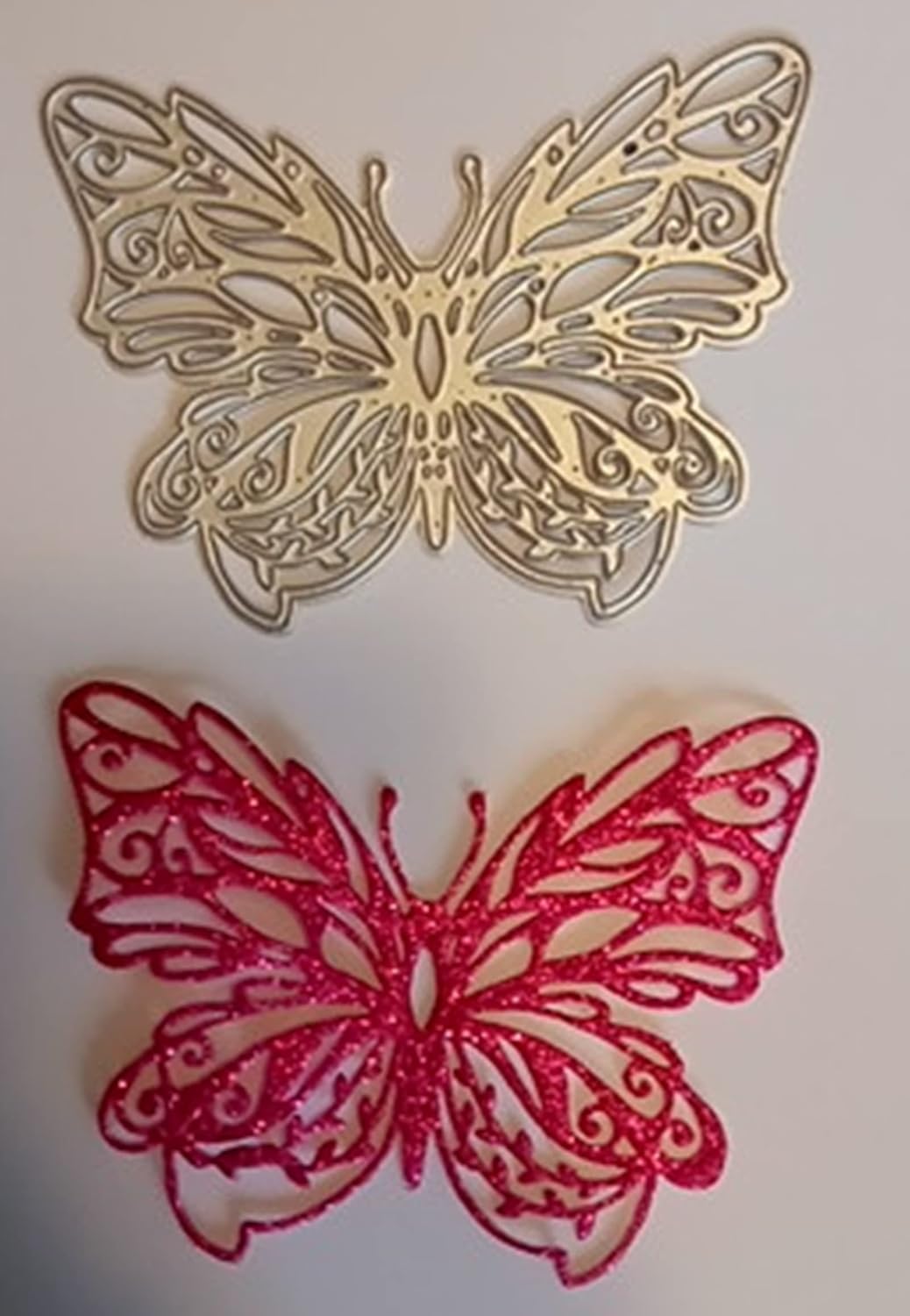 1 pieza de troqueles de metal de mariposa, troqueles de corte de mariposa de encaje, invitación de boda, manualidades, álbum de recortes, plantillas