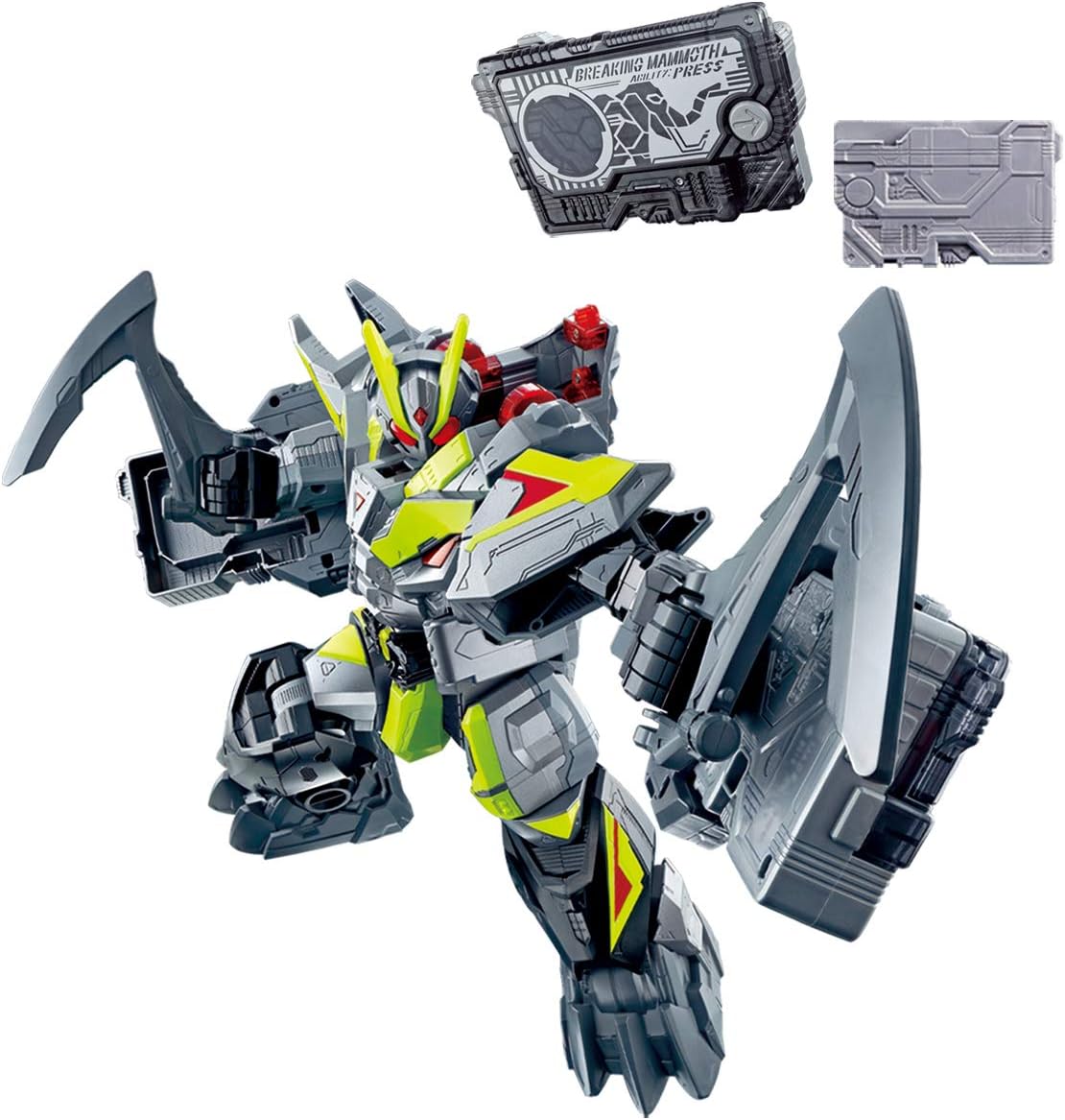 Bandai Kamen Rider Zero-One DX rompiendo mamut y rompiendo mamut Progrise clave
