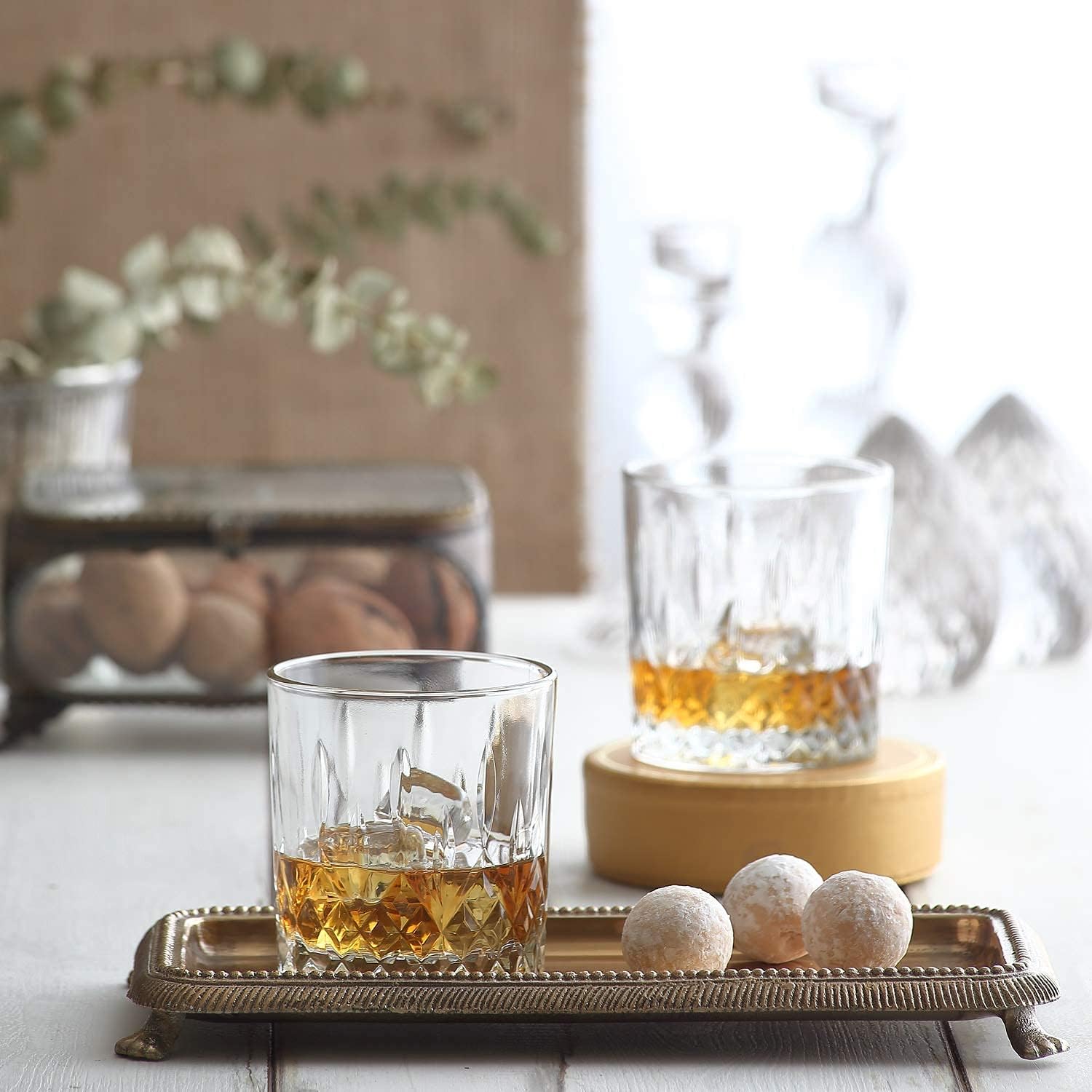 lav Old Fashioned – Juego de 6 vasos de whisky de 11.25 onzas, vasos de whisky para hombres y mujeres, vasos de bar para bar y comedor en casa,